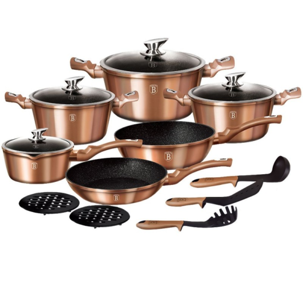 Set di pentole da 15 pezzi