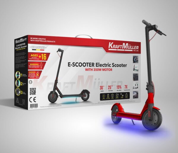 Scooter elettrico E-scooter con motore da 350 W